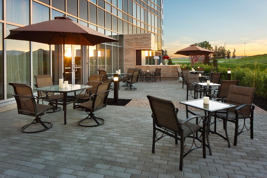 Courtyard patio